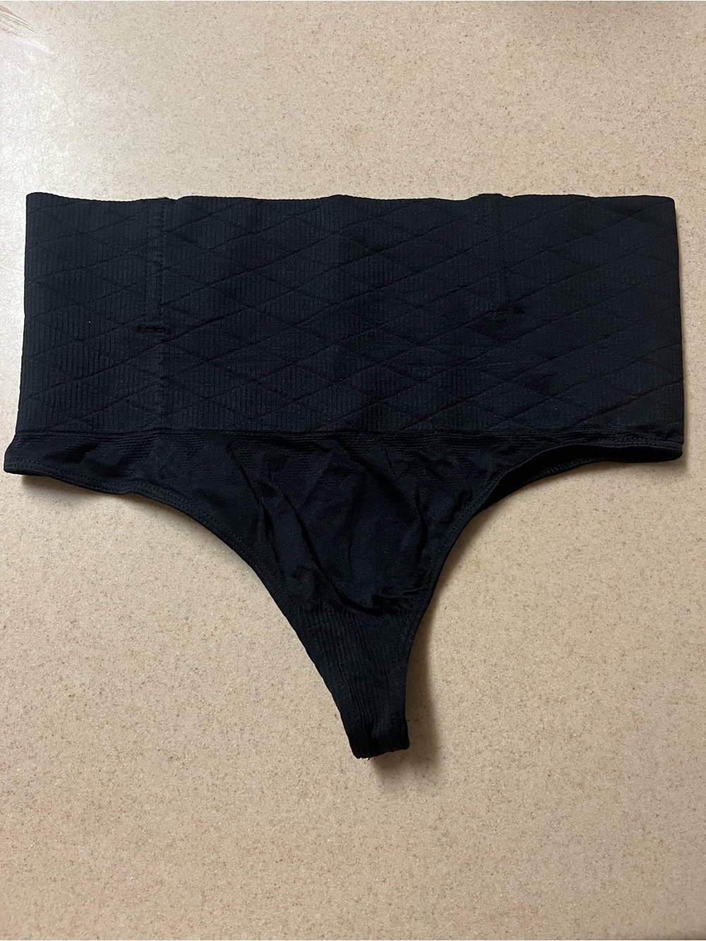 NWOT Black Shapewear Tummy Control Thong Body Shaper Panties Underwear XXXL